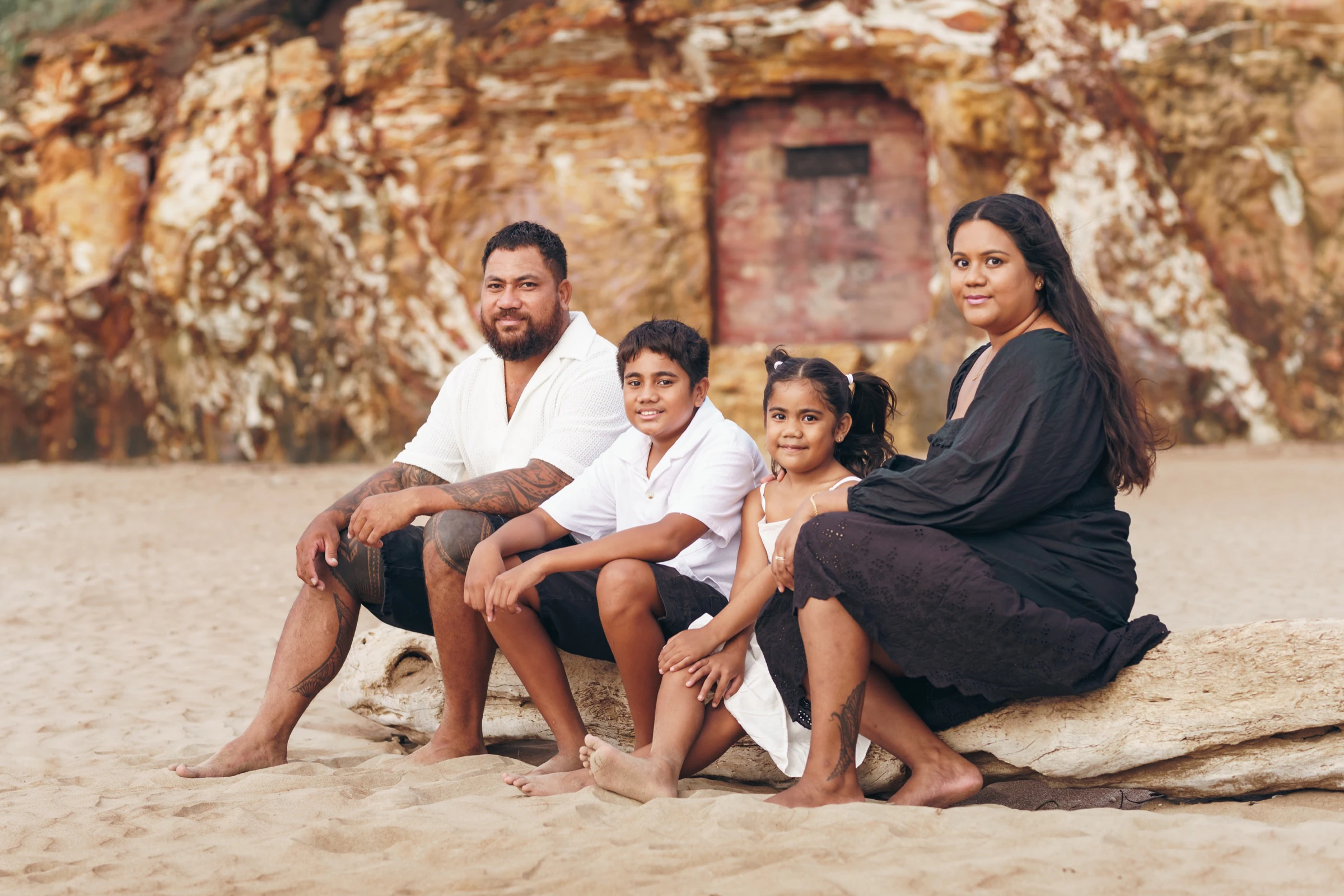 Territory family portrait session